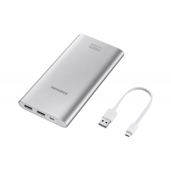 POWER BANK SAMSUNG ULC EB-P1100CS TYPE-C 10,000MAH PRATEADO 